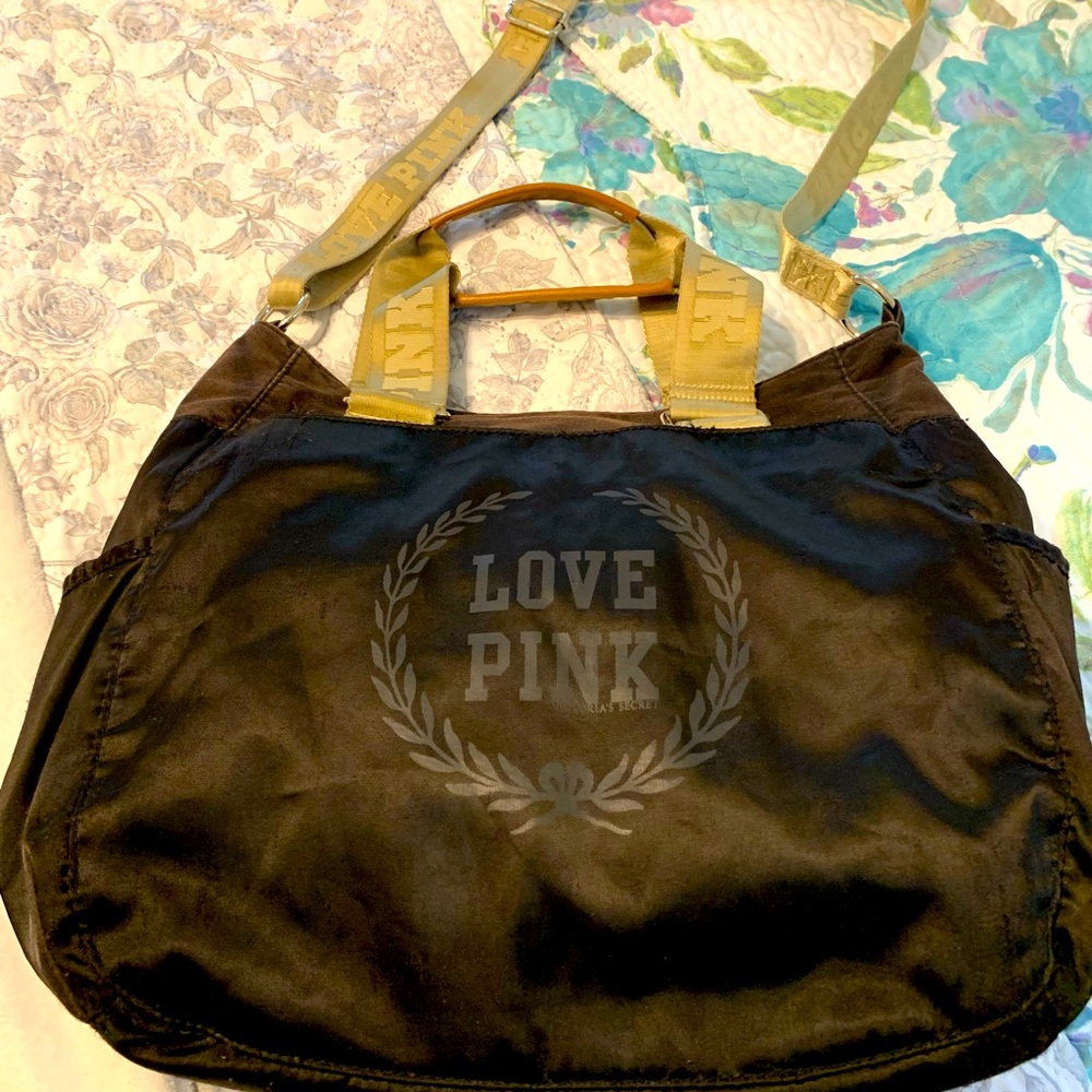 Vtg Victoria’s Secret limited edition Love Pink Peace messenger bag